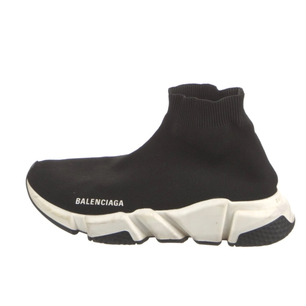 Balenciaga Speed Trainer Mid 'Black White' Sock Sneakers